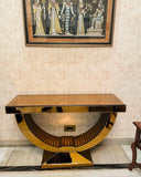 Urbrane U design console table for Living Room Home Décor, Entryway Console Table, Mirror Glass Table for Bedroom (48 L x 15 D x 32 H Inch)